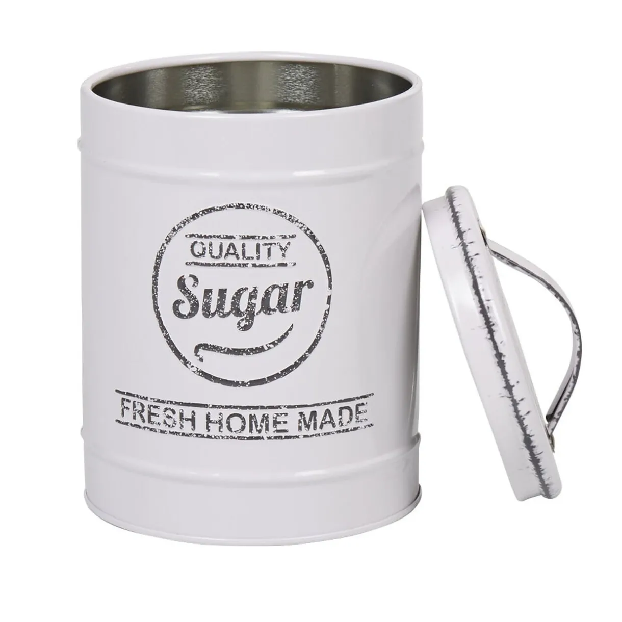 Gifi Boîte à sucre métal blanc cassé Online