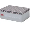 Gifi Boîte à sucre rectangulaire grise design carreaux de ciment Discount