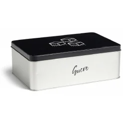 Gifi Boîte à sucre rectangulaire en métal - 20x13xH.7cm Best