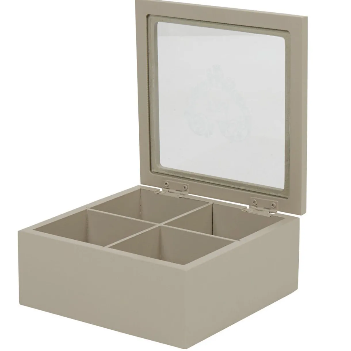 Gifi Boîte à thé bois gris Online