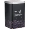 Gifi Boîte à thé en métal noir design Tea - 10,7x10,7xH.17,5cm Discount