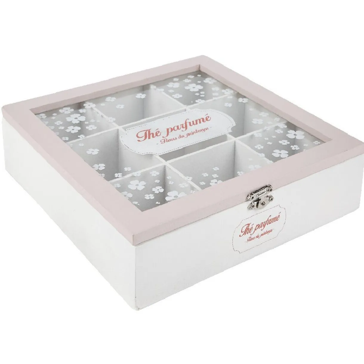 Gifi Boîte à thé motif fleur de cerisier