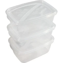 Gifi Boîte alimentaire 1,2 L transparente x3 New