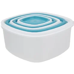 Gifi Boîte alimentaire carrée empilable x6 Best