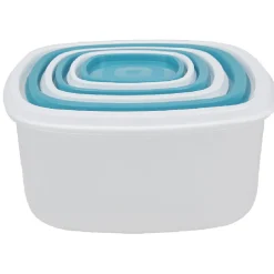 Gifi Boîte alimentaire carrée empilable x6 Best
