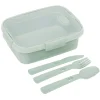 Gifi Boîte alimentaire curver rectangulaire verte 1 L Hot