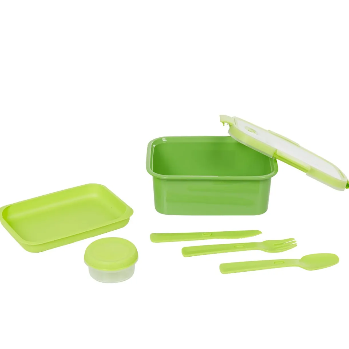 Gifi Boîte alimentaire curver rectangulaire verte 1,2 L Hot