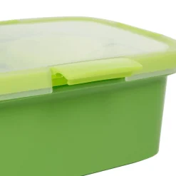Gifi Boîte alimentaire curver rectangulaire verte 1,2 L Hot