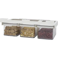 Gifi Boîte alimentaire 3en1 à fixer sur étagère L33x19xH11cm Online