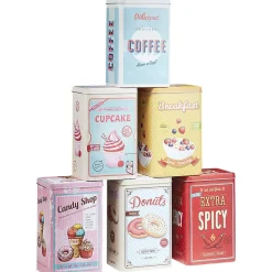 Gifi Boîte alimentaire en métal inscription thème cuisine Sale