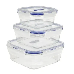 Gifi Boîte alimentaire en verre trempé transparent x3 Online