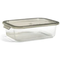 Gifi Boîte alimentaire en verre avec couvercle étanche à clips 1,5L New