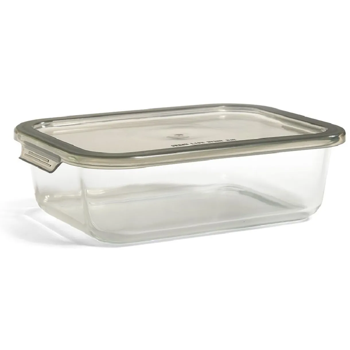 Gifi Boîte alimentaire en verre avec couvercle étanche à clips 1,5L New