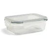 Gifi Boîte alimentaire en verre avec couvercle plastique à clips 640ml New