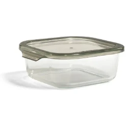 Gifi Boîte alimentaire en verre avec couvercle en plastique 800ml Clearance