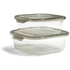 Gifi Boîte alimentaire en verre avec couvercle en plastique 1,1L Hot