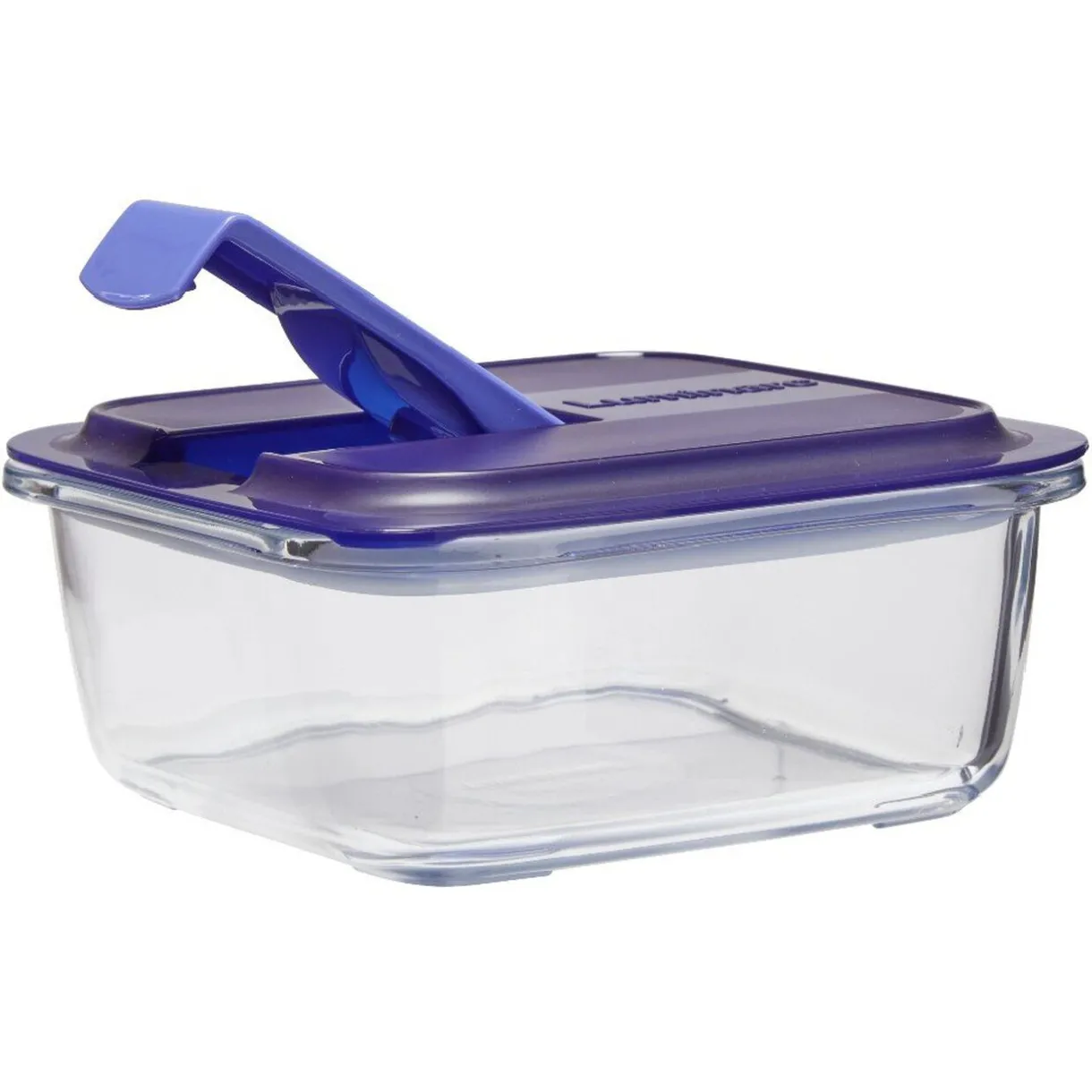 Gifi Boîte alimentaire Luminarc verre Easy Box transparent et vert 76 cl Best