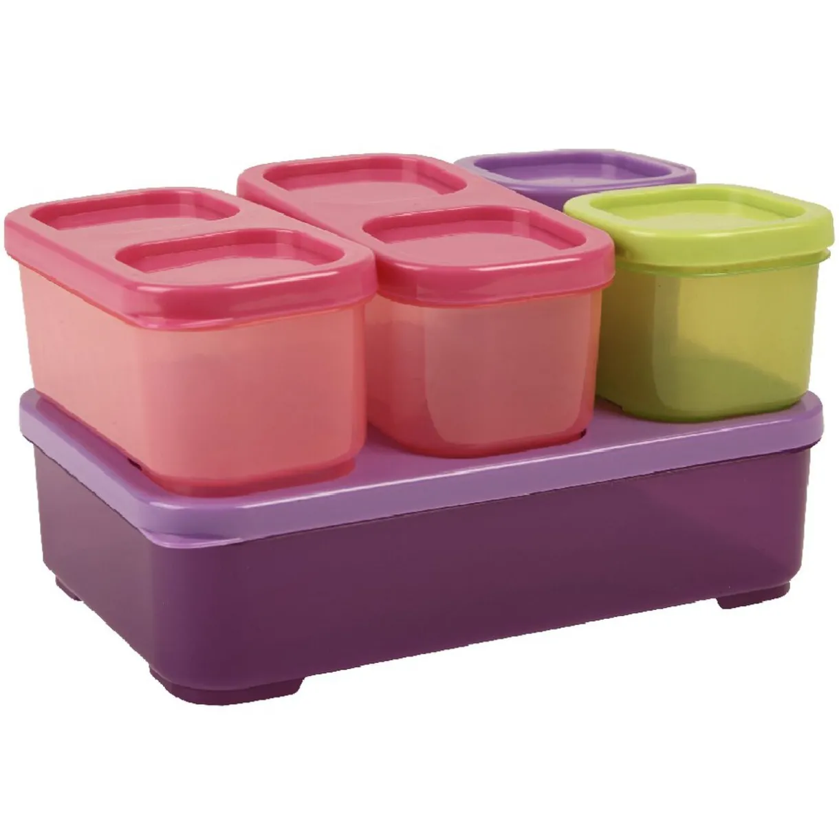 Gifi Boîte alimentaire multicolore x5 Sale