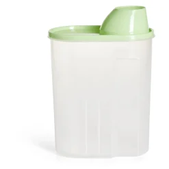 Gifi Boîte alimentaire plastique transparent et vert 2,5L Outlet