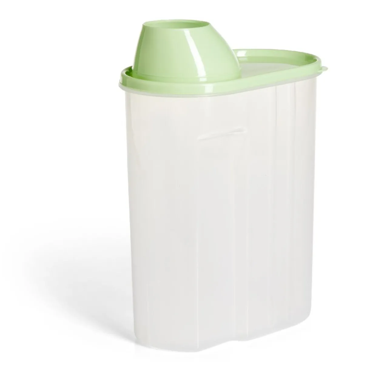 Gifi Boîte alimentaire plastique transparent et vert 2,5L Outlet
