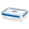 Gifi Boîte alimentaire rectangulaire transparente bleu et blanc 3L New