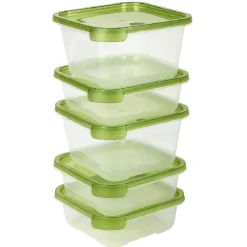 Gifi Boîte alimentaire transparente et verte x5 Online