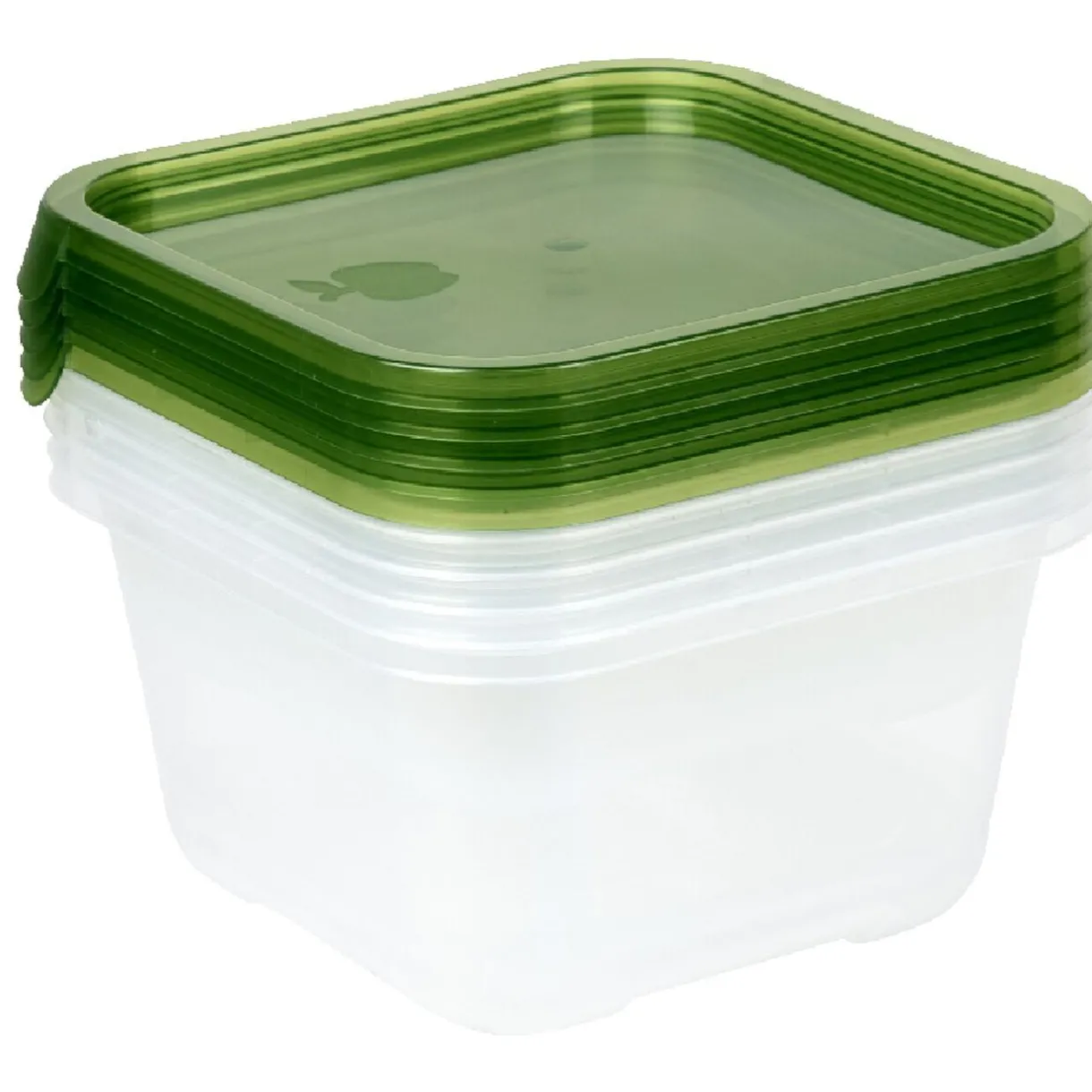 Gifi Boîte alimentaire transparente et verte x5 Online