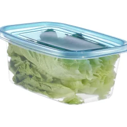 Gifi Boîte alimentaire transparente couvercle bleu x18 Best