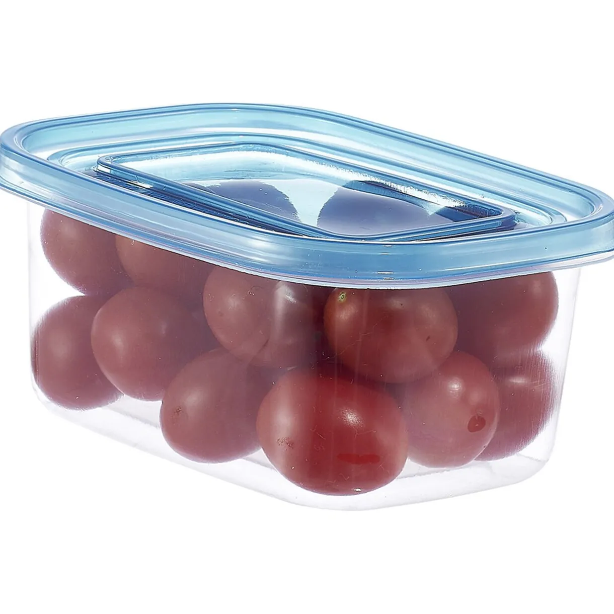 Gifi Boîte alimentaire transparente couvercle bleu x18 Best