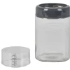 Gifi Boîte conservation verre 2 en 1 couvercle mesureur