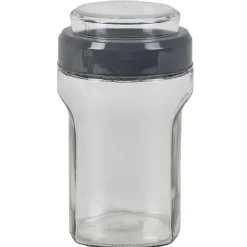 Gifi Boîte conservation verre 2 en 1 couvercle mesureur