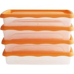 Gifi Boîte de conservation alimentaire 0,8L x4