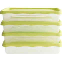 Gifi Boîte de conservation alimentaire 0,8L x4
