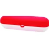 Gifi Boîte de conservation alimentaire cylindre rouge transparent