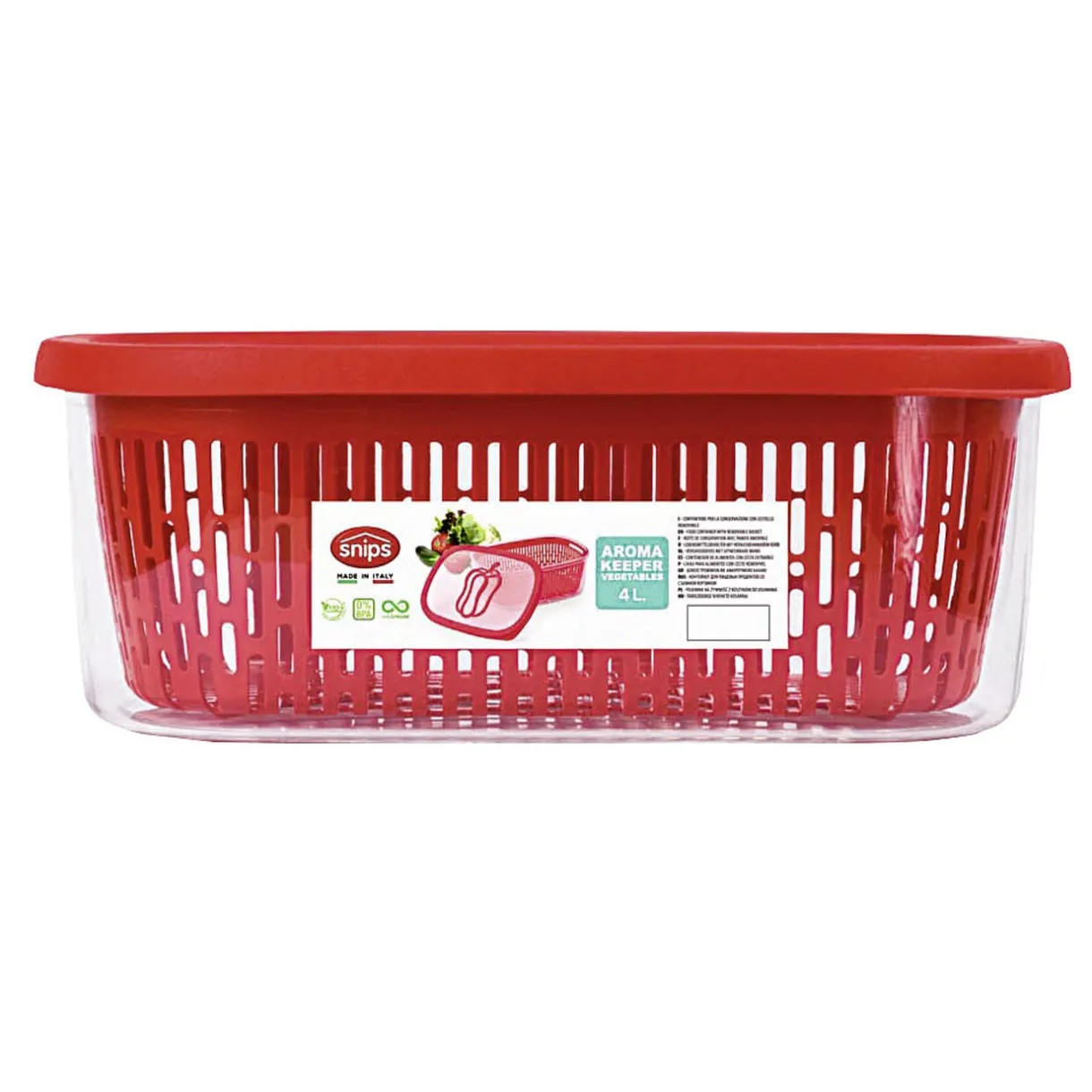 Gifi Boîte de conservation alimentaire avec panier fraîcheur 4 L Discount