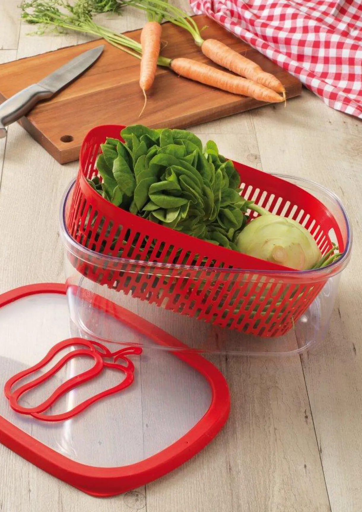 Gifi Boîte de conservation alimentaire avec panier fraîcheur 4 L Discount