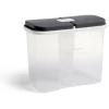 Gifi Boîte de conservation en plastique à 2 compartiments transparent 2,1L