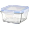 Gifi Boîte de conservation en verre hermétique L17xl17xH8,6 cm New