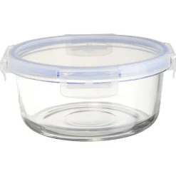 Gifi Boîte de conservation ronde en verre 1000 ml New