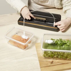 Gifi Boîte de conservation sous vide 1L - 18,5x16,5xH6,2cm New
