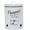 Gifi Boîte de conservation vintage en métal pour pommes de terre Best