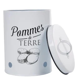 Gifi Boîte de conservation vintage en métal pour pommes de terre Best