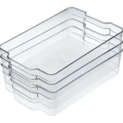 Gifi Boîte de rangement transparente pour réfrigérateur x3 Discount