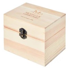Gifi Boîte de rangment pour huiles essentielles bois naturel