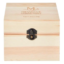 Gifi Boîte de rangment pour huiles essentielles bois naturel