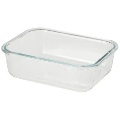 Gifi Boîte en verre et bambou 1,5 L Discount