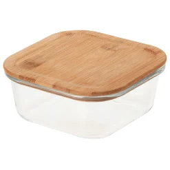 Gifi Boîte en verre et bambou 800 ml Best