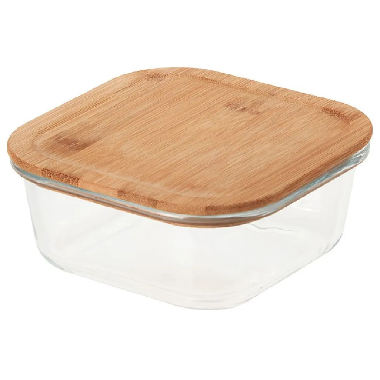 Gifi Boîte en verre et bambou 800 ml Best