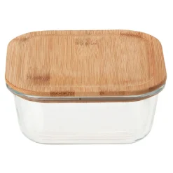 Gifi Boîte en verre et bambou 800 ml Best
