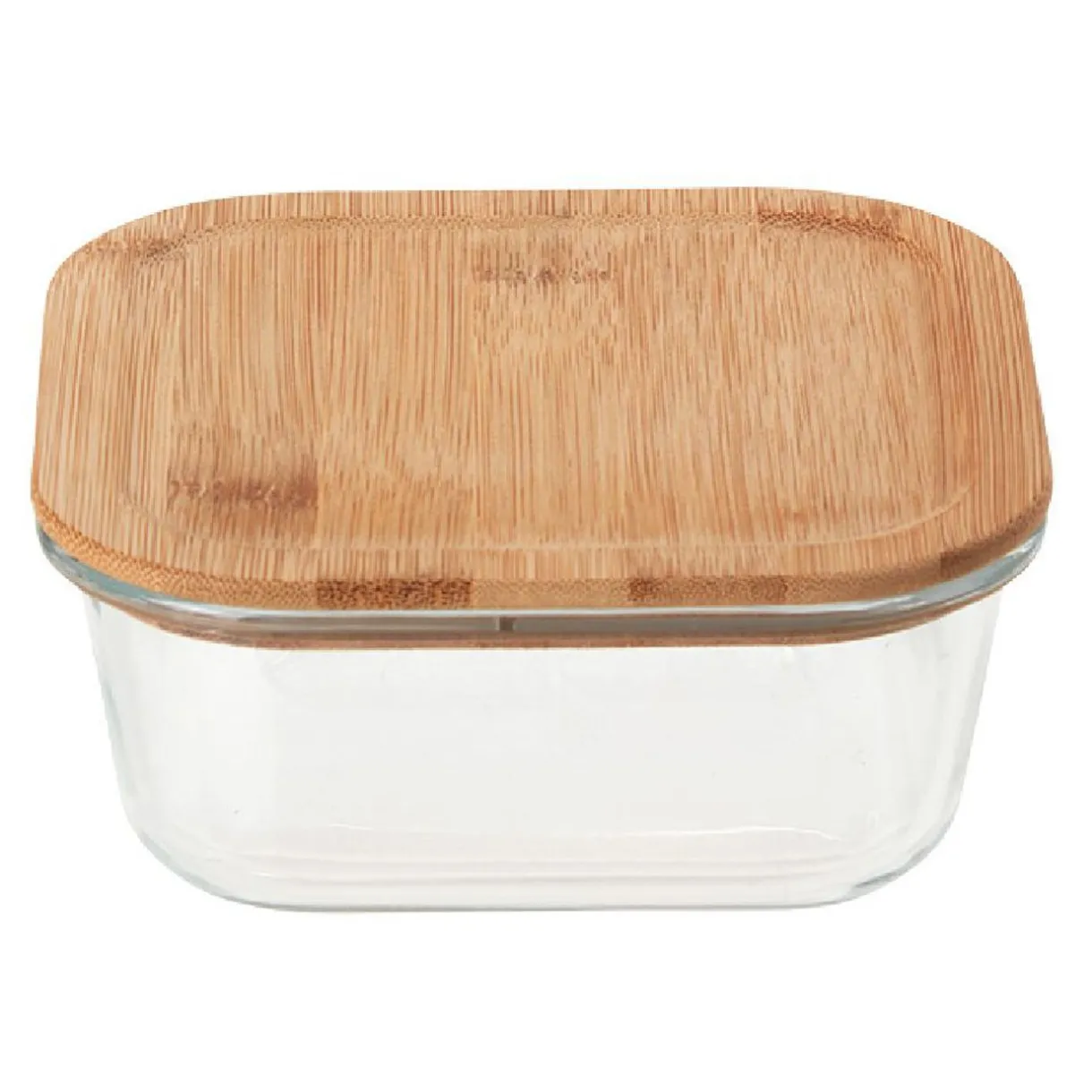 Gifi Boîte en verre et bambou 800 ml Best